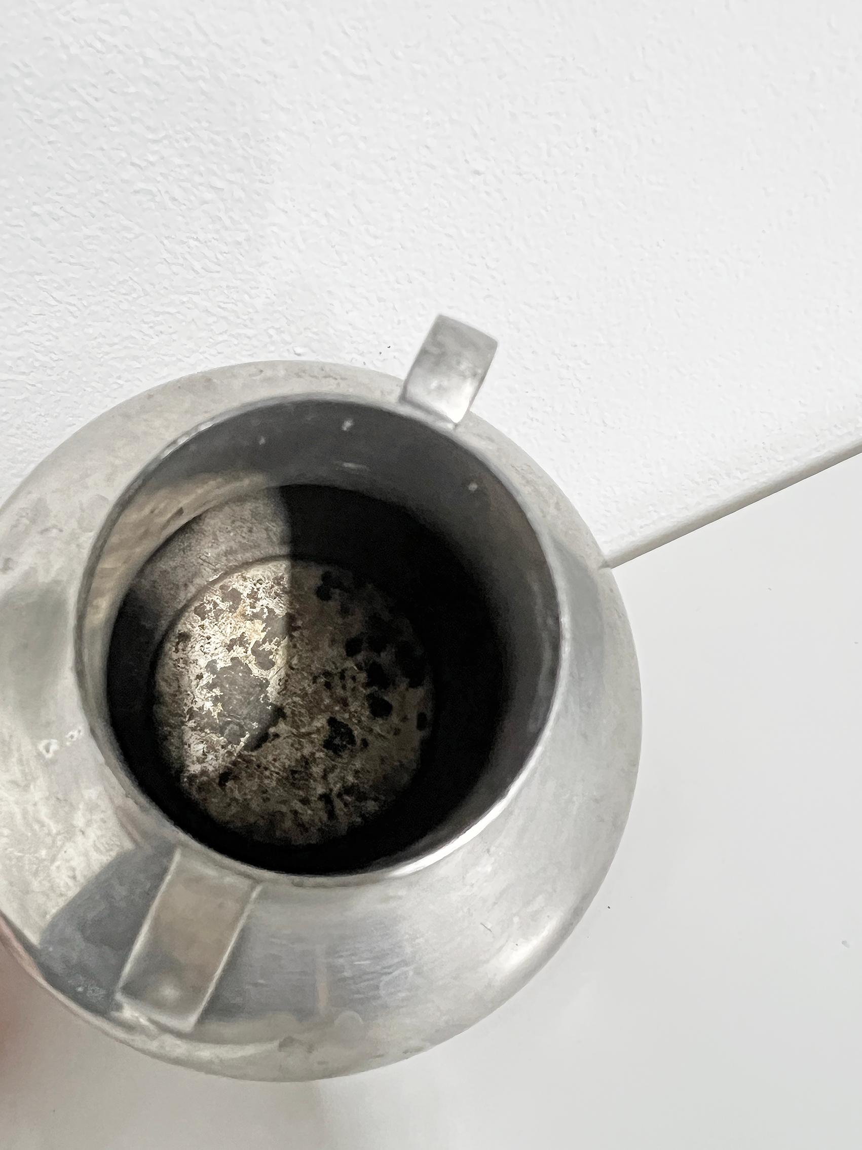 Mid-20th Century Scandinavian Modern Vase in Pewter, AD.S ca 1930-40's For Sale