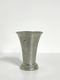 Skandinavische moderne Vase aus Zinn, CG Hallberg – 1938
