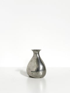 Scandinavian Modern Vase in Pewter, GAB, Sweden ca 1937