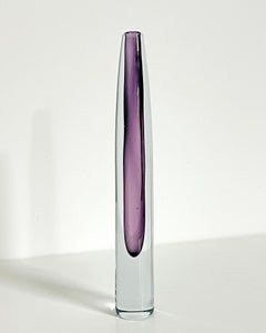 Scandinavian Modern Vase in Purple by Gunnar Nylund for Strömbergshyttan -1950's