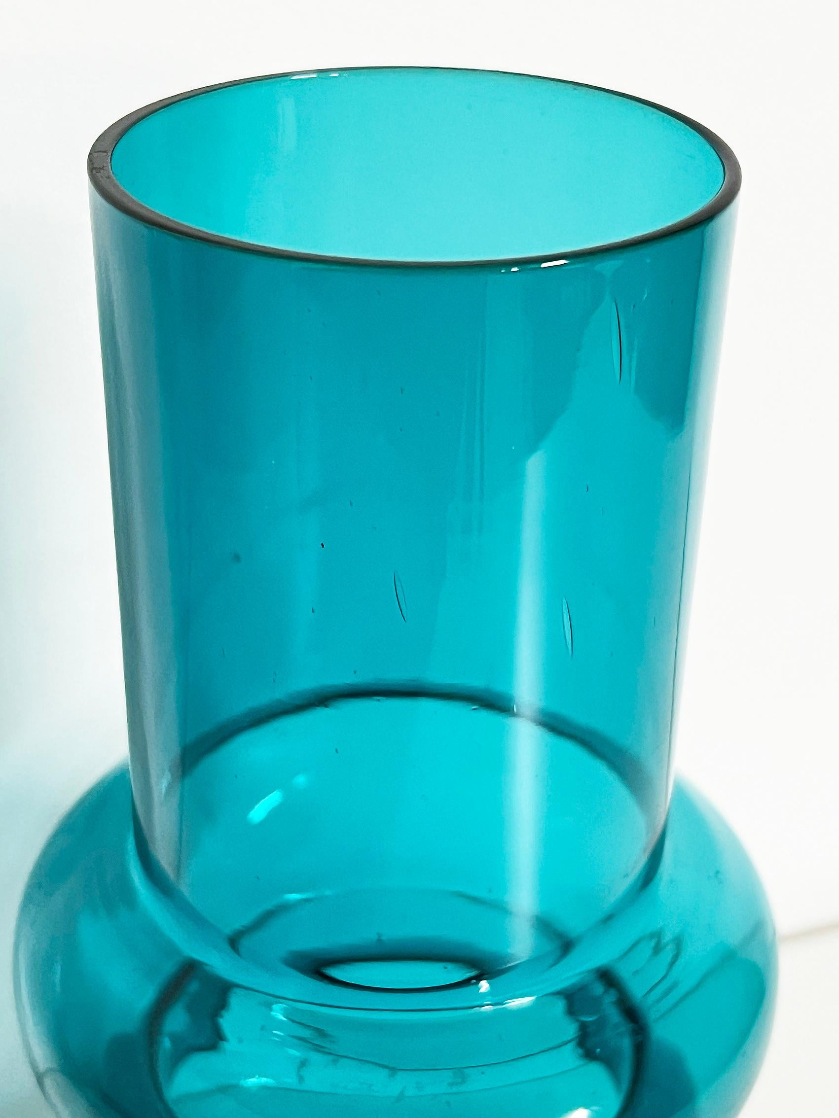 Vase der skandinavischen Modernität, höchstwahrscheinlich von Ryds Glasbruk ca. 1960er Jahre im Zustand „Gut“ im Angebot in Örebro, SE