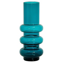 Vase der skandinavischen Modernität, höchstwahrscheinlich von Ryds Glasbruk ca. 1960er Jahre