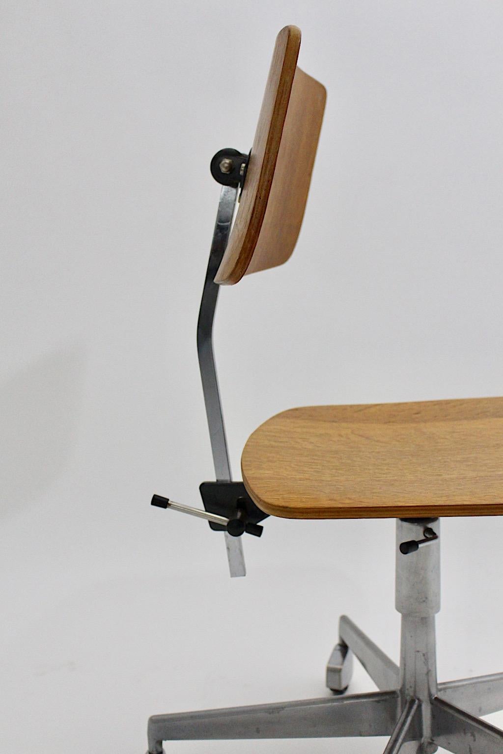 Danish Scandinavian Modern Vintage Desk Chair Office Chair Labofa 1950 Denmark For Sale