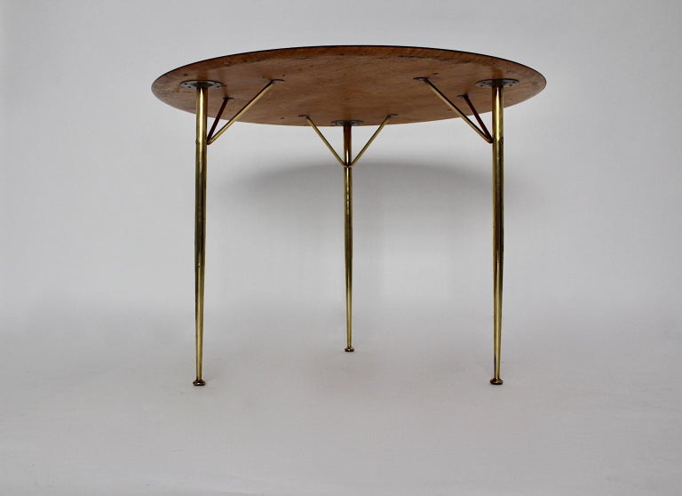 Scandinavian Modern Vintage Dining Table Arne Jacobsen for Fritz Hansen 1950s For Sale 4
