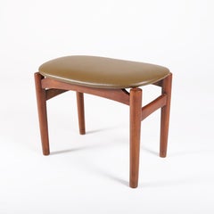 Sgabello moderno scandinavo imbottito in faggio