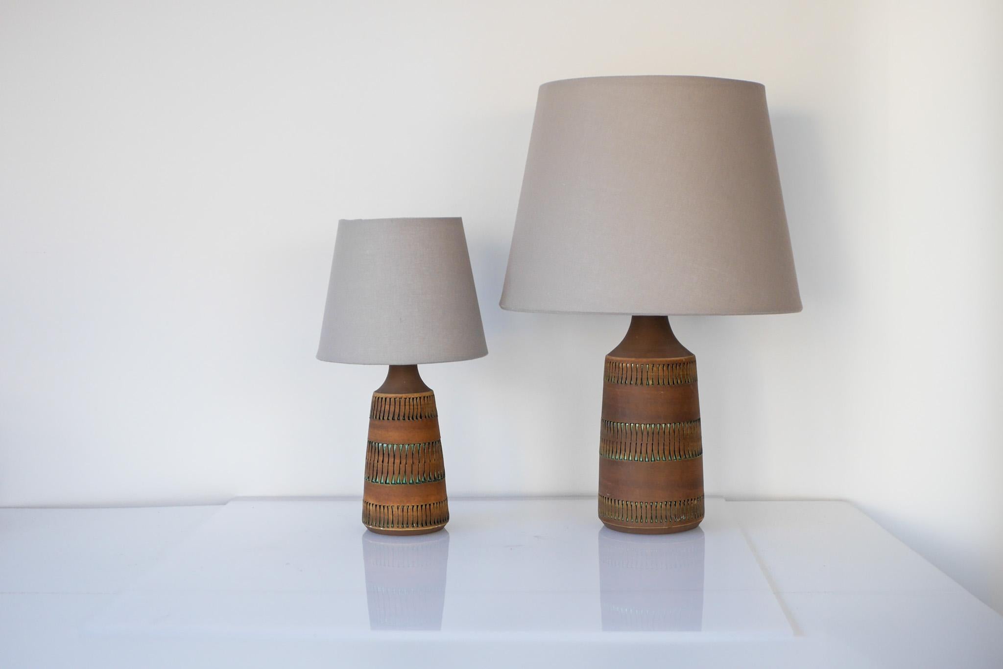 Lampade in ceramica vintage moderna scandinava di Anagrius per Alingsås, Svezia 2
