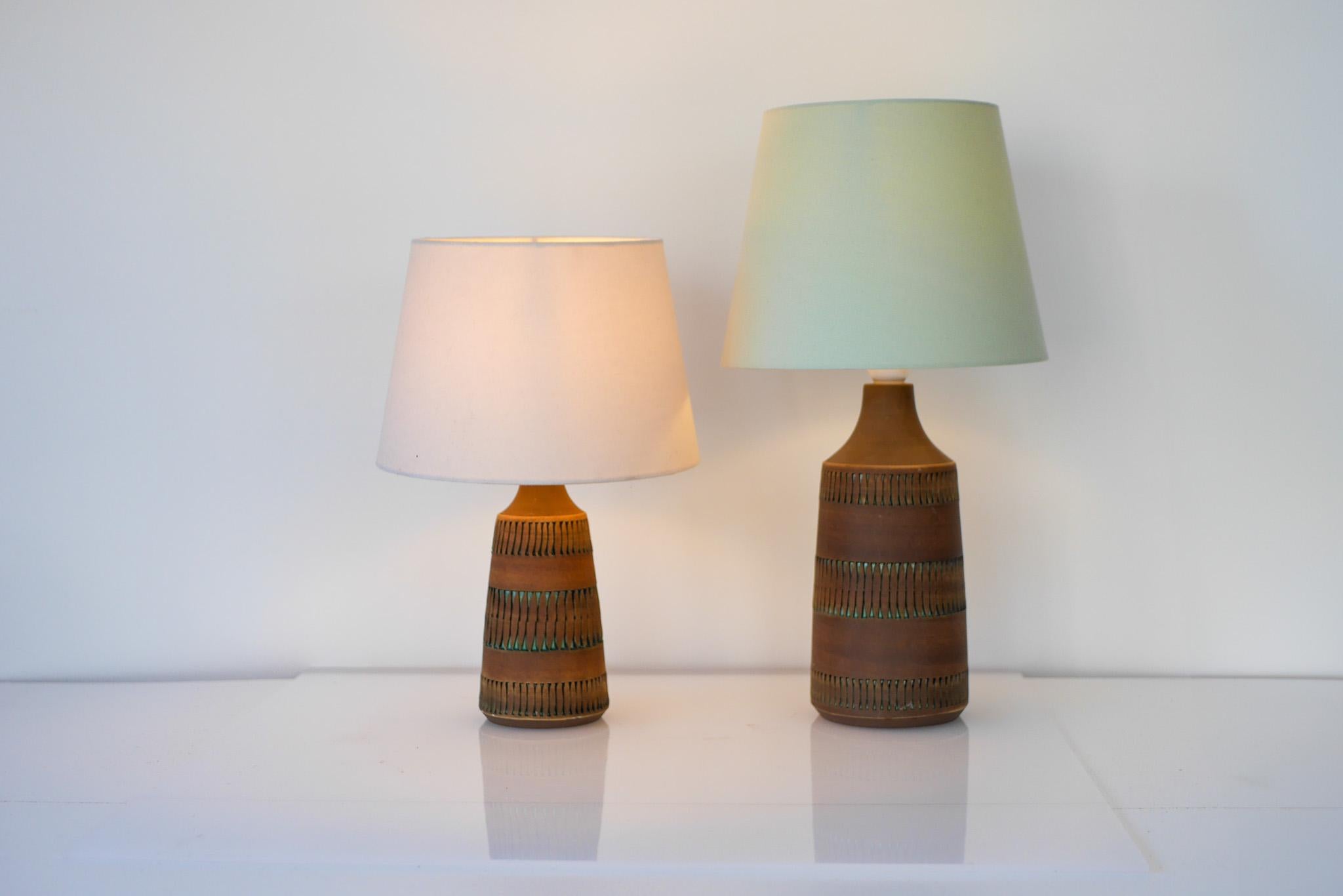 Lampade in ceramica vintage moderna scandinava di Anagrius per Alingsås, Svezia 4
