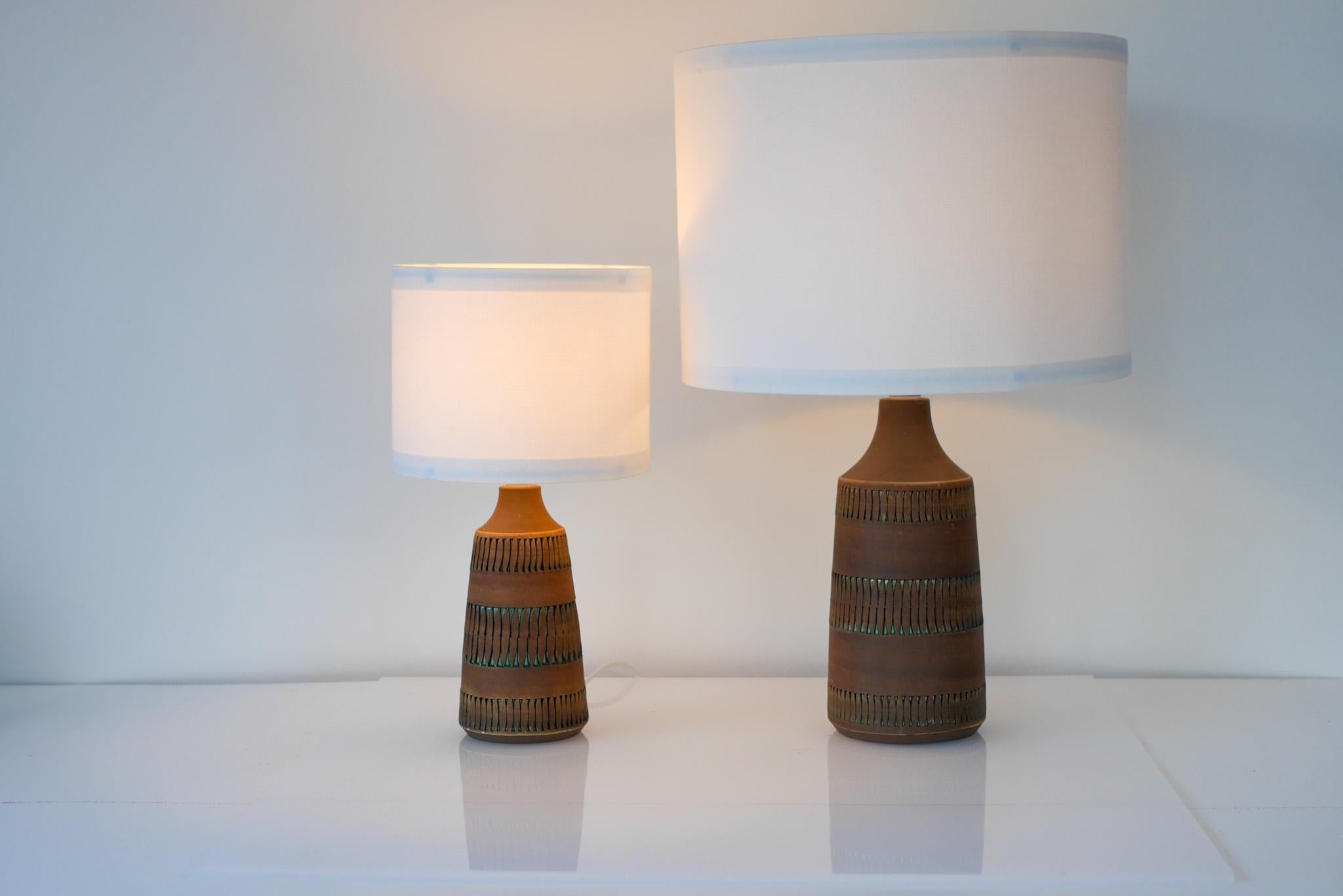 Mid-Century moderno Lampade in ceramica vintage moderna scandinava di Anagrius per Alingsås, Svezia