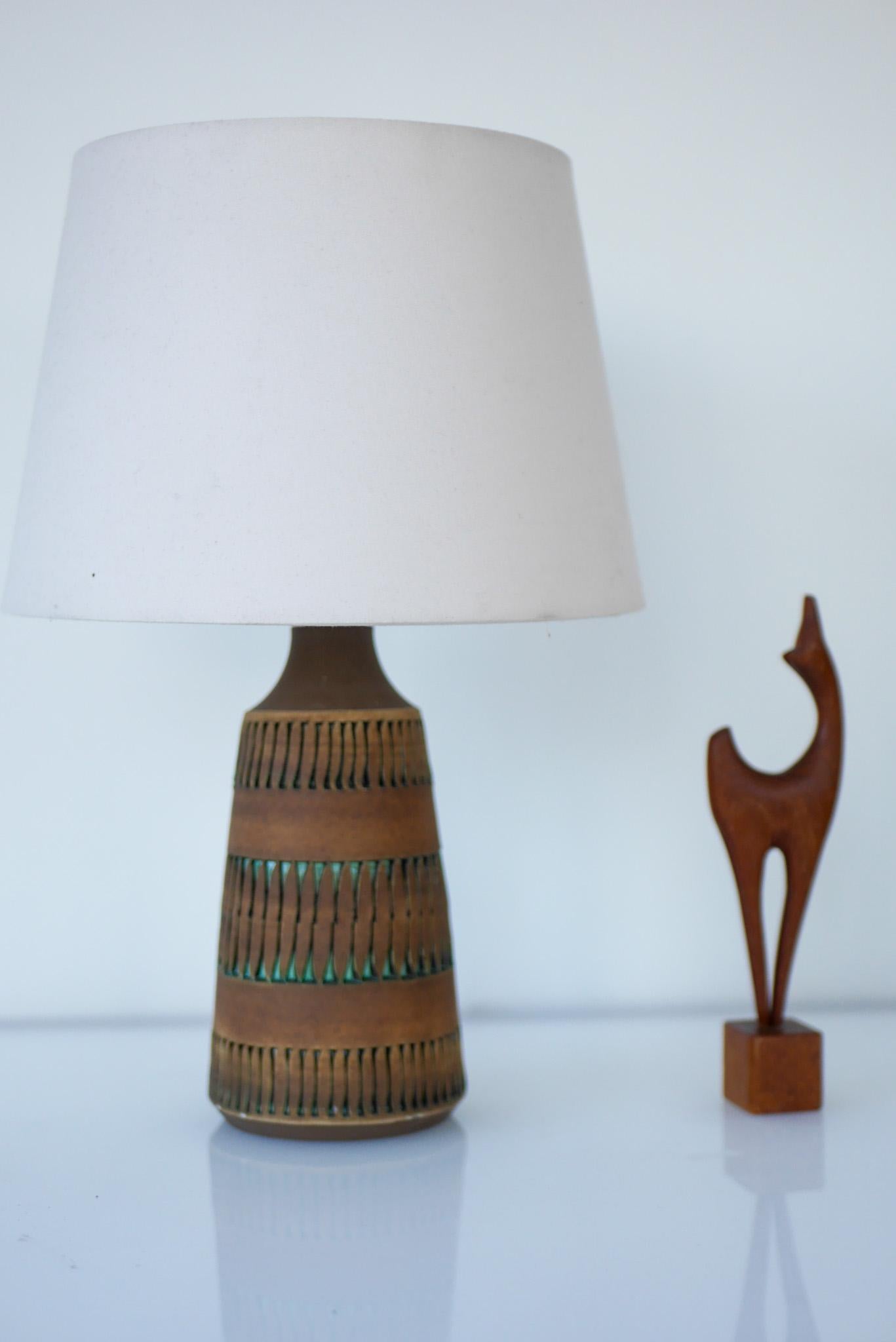 Ceramica Lampade in ceramica vintage moderna scandinava di Anagrius per Alingsås, Svezia