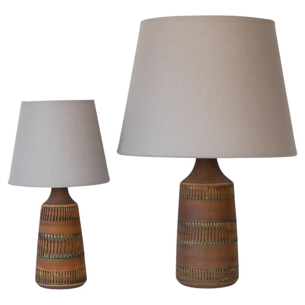 Lampade in ceramica vintage moderna scandinava di Anagrius per Alingsås, Svezia