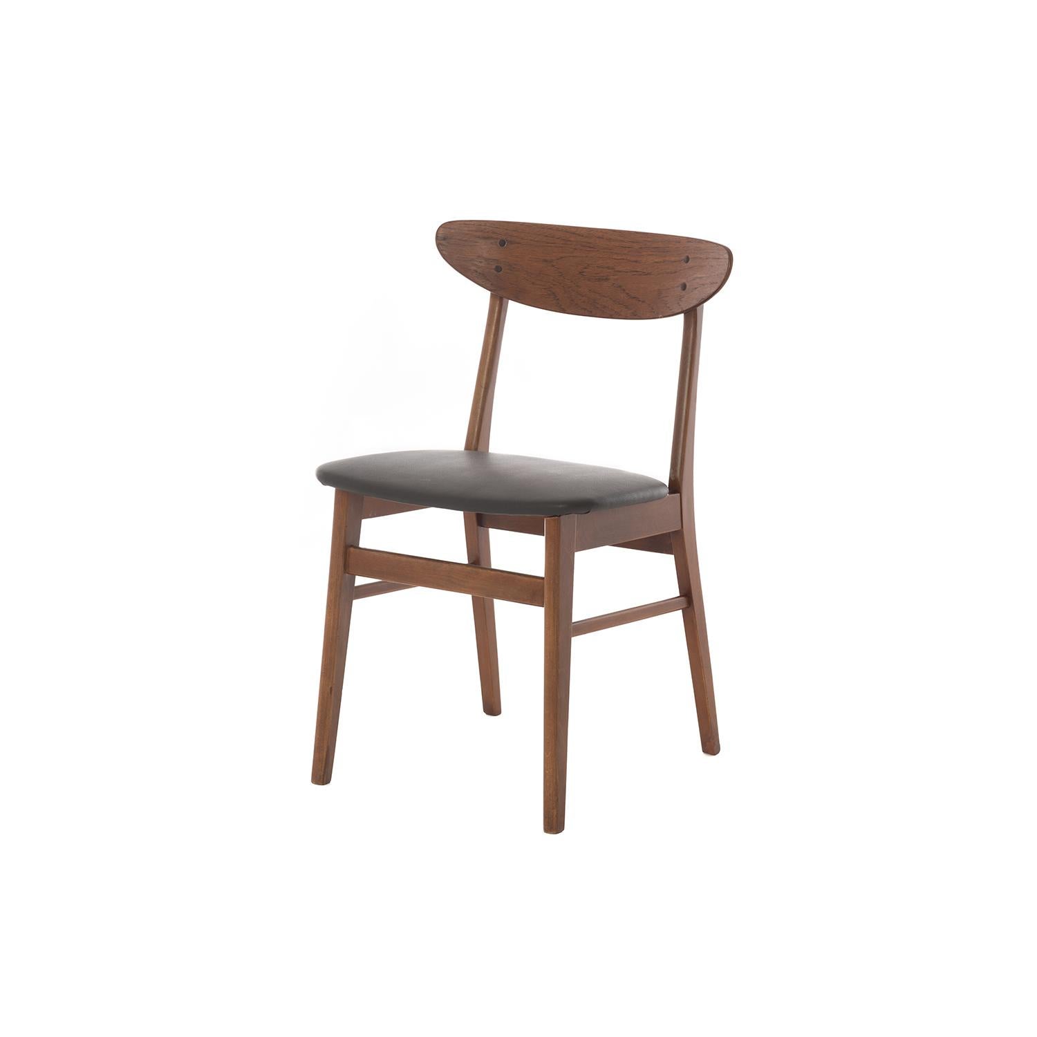 Danish Scandinavian Modern Vintage Teak Dining Chairs