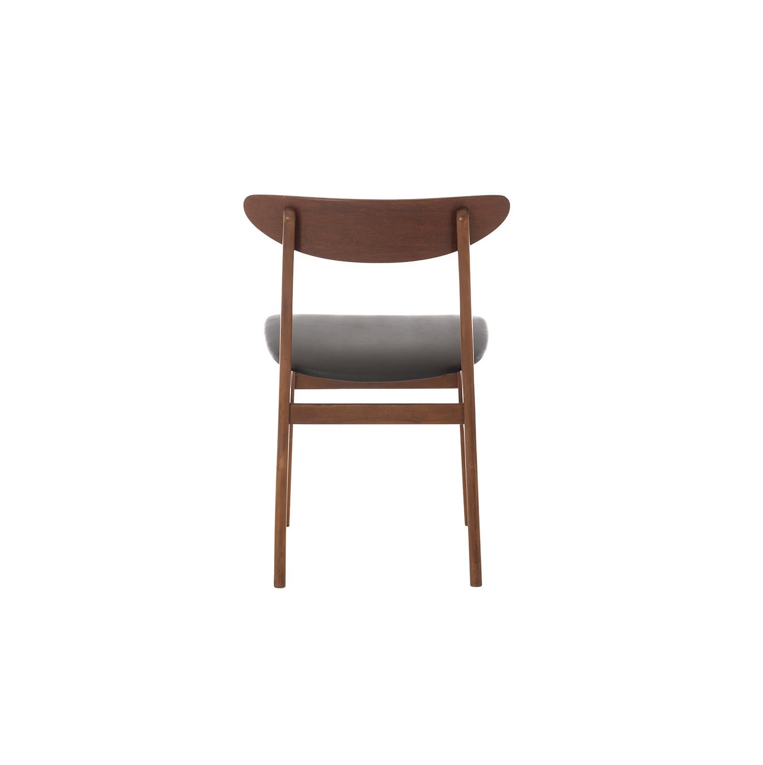 20th Century Scandinavian Modern Vintage Teak Dining Chairs