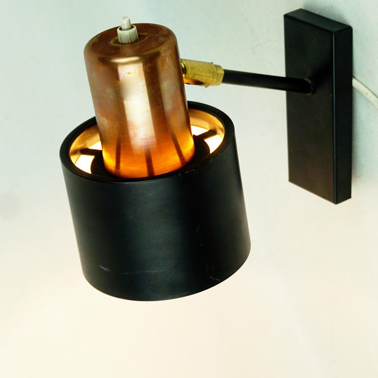 Mid-20th Century Scandinavian Modern Wall Lights Alfa by Jo Hammerborg for Fog and Morup For Sale