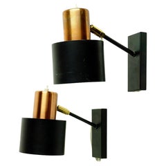 Scandinavian Modern Wall Lights Alfa by Jo Hammerborg for Fog and Morup