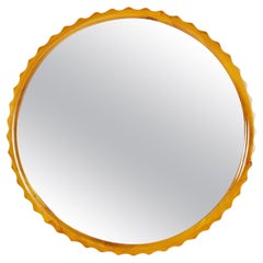 Scandinavian modern wall mirror, anonymous, Sweden, 1940s