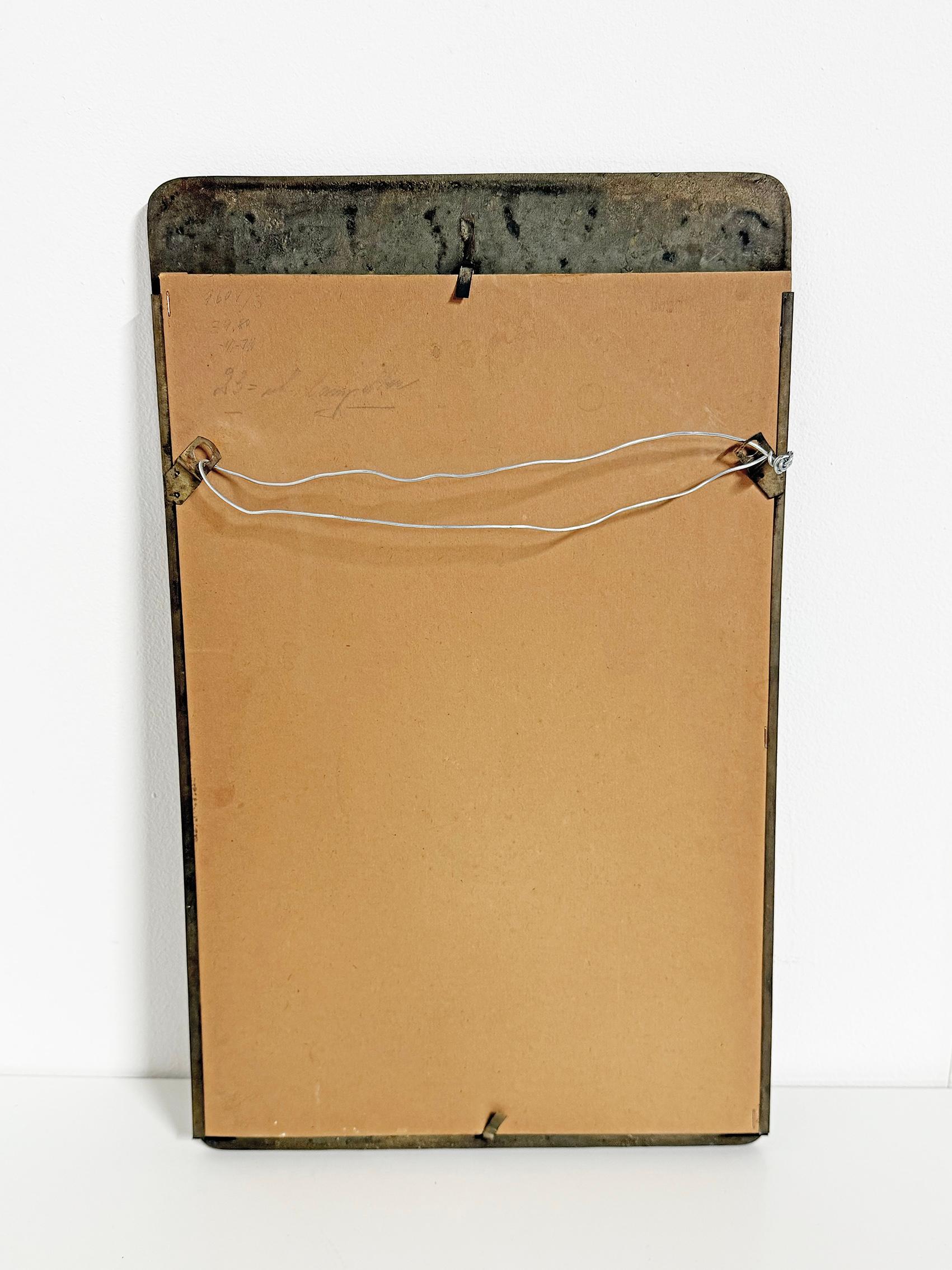 Espejo de pared moderno escandinavo, Stjärnmetall ca 1930s Metal en venta