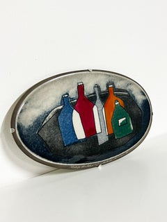 Scandinavian Modern Wall Plaque by Heljä Liukko-Sundström for Arabia -1988