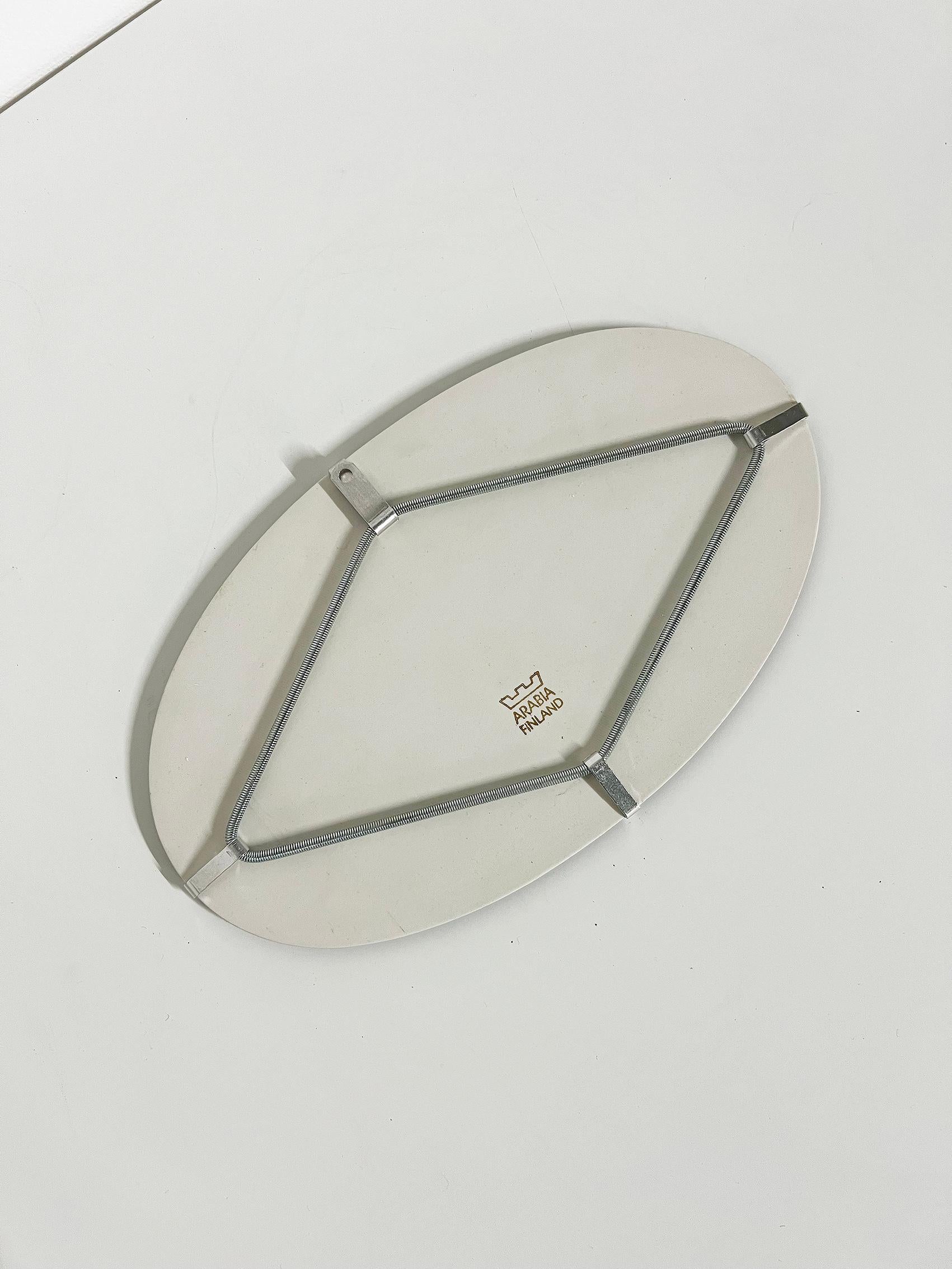 Skandinavische Moderne Wandtafel von Heljä Liukko-Sundström für Arabia -1988 (Ende des 20. Jahrhunderts) im Angebot