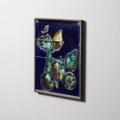 Scandinavian Modern Wall Tile by Annikki Hovisaari for Arabia Finland, 1960s