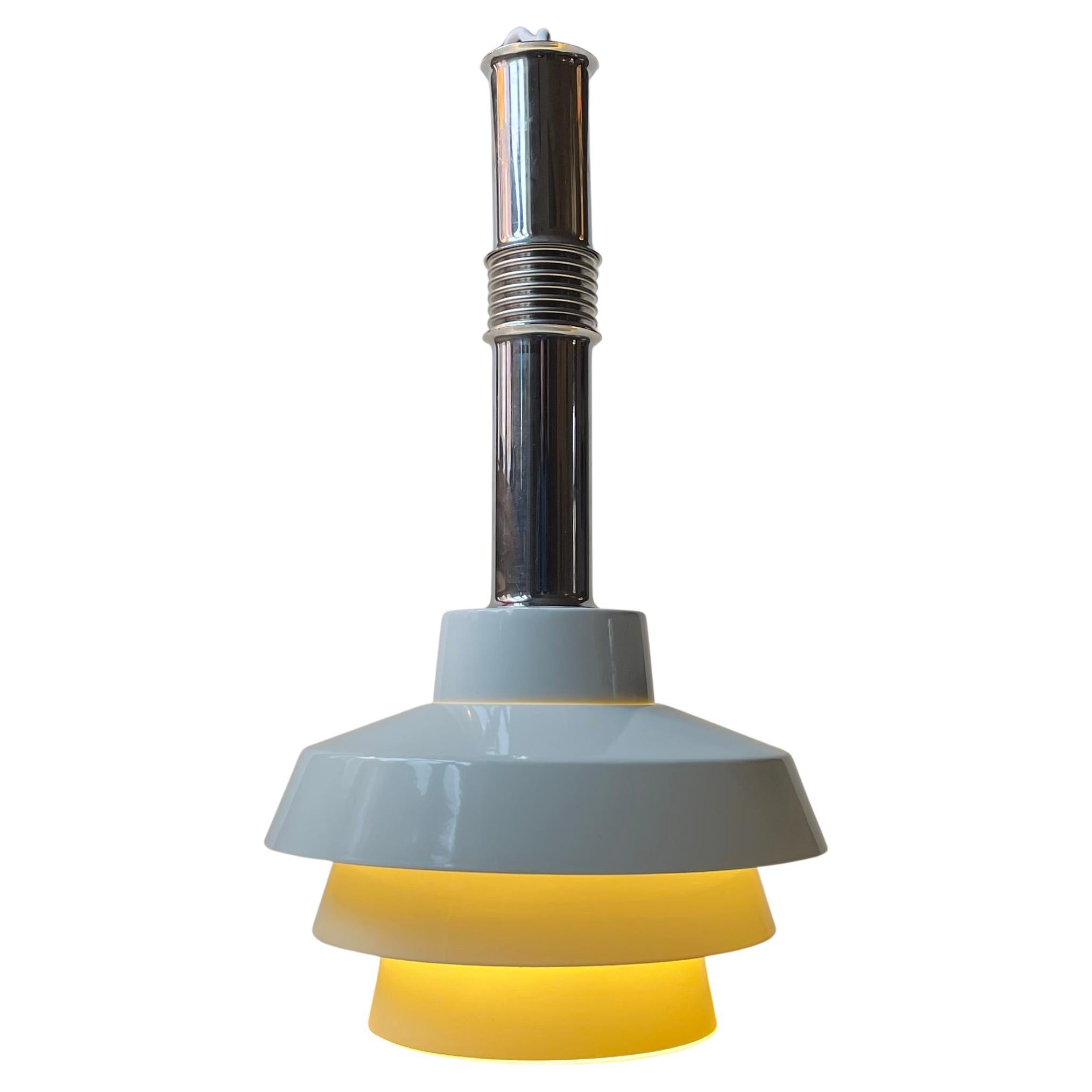 Scandinavian Modern White Multi Shaded Pendant Lamp