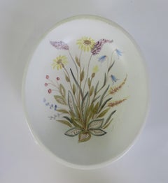 Skandinavische moderne Wildblumenschale der skandinavischen Moderne - Lars Thoren Rorstrand Schweden 1940er Jahre
