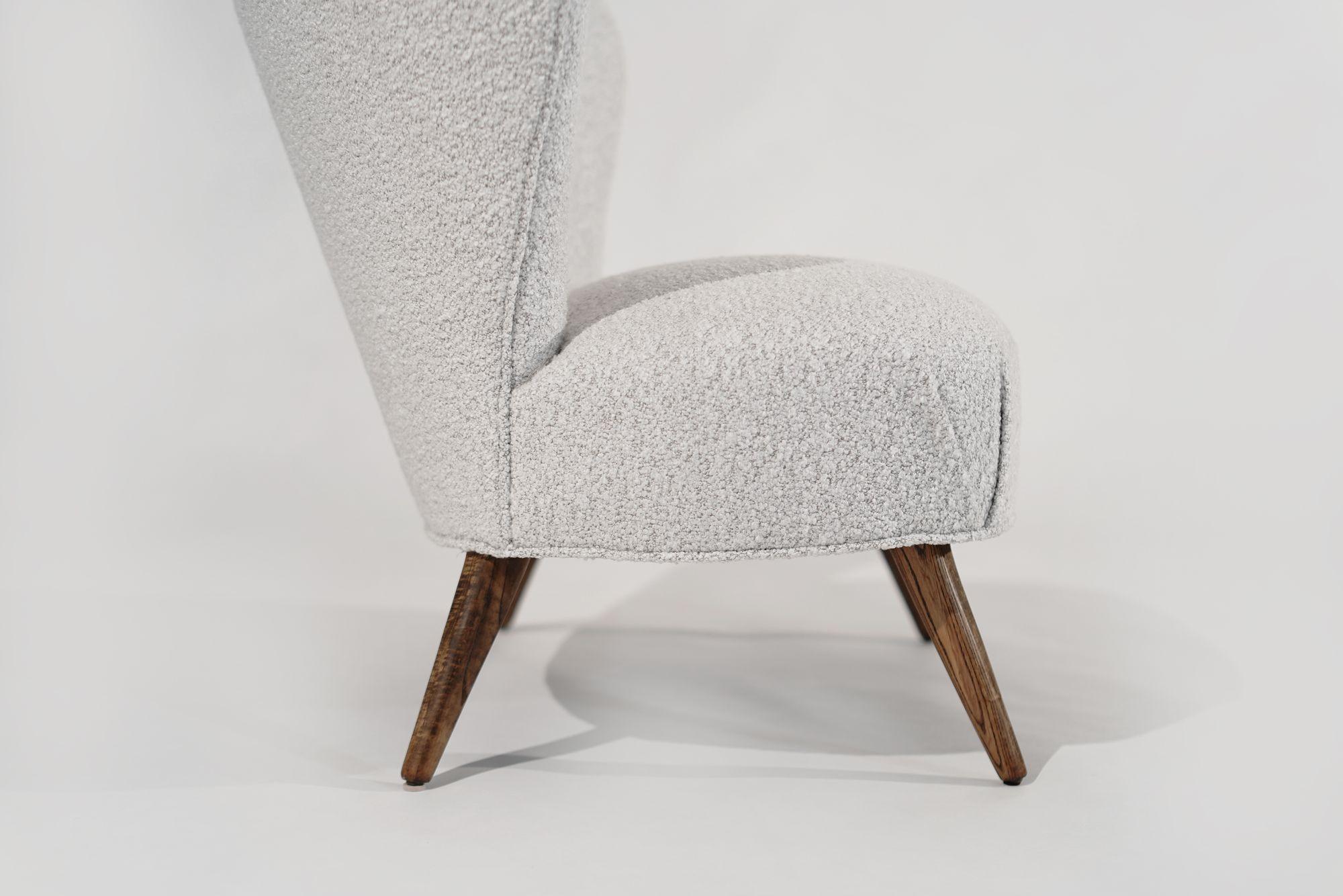 Scandinavian Modern Wingback Lounges, Denmark, C. 1950s For Sale 4