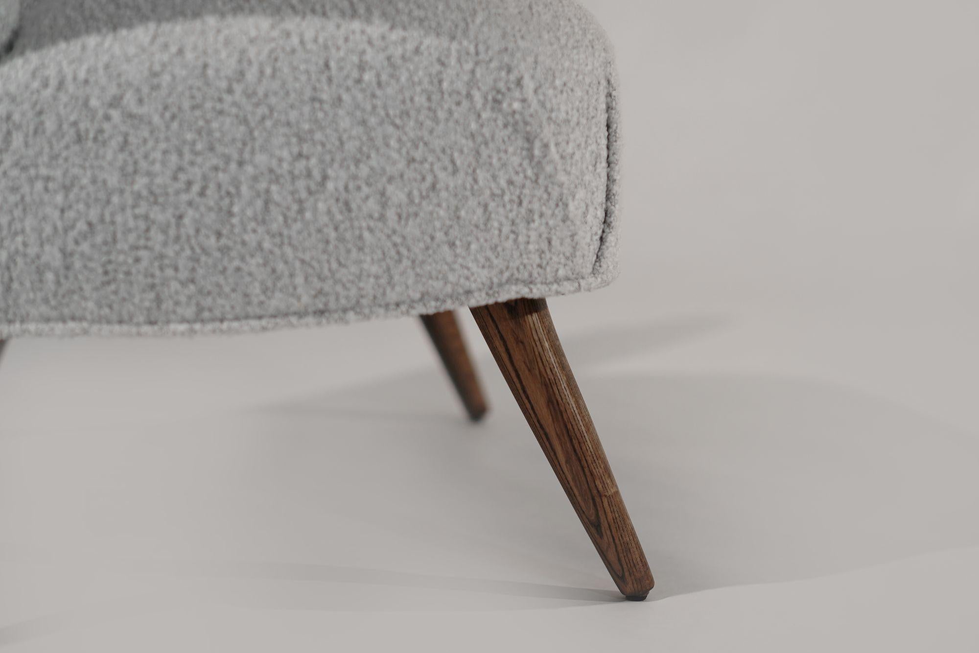 Scandinavian Modern Wingback Lounges, Denmark, C. 1950s For Sale 7