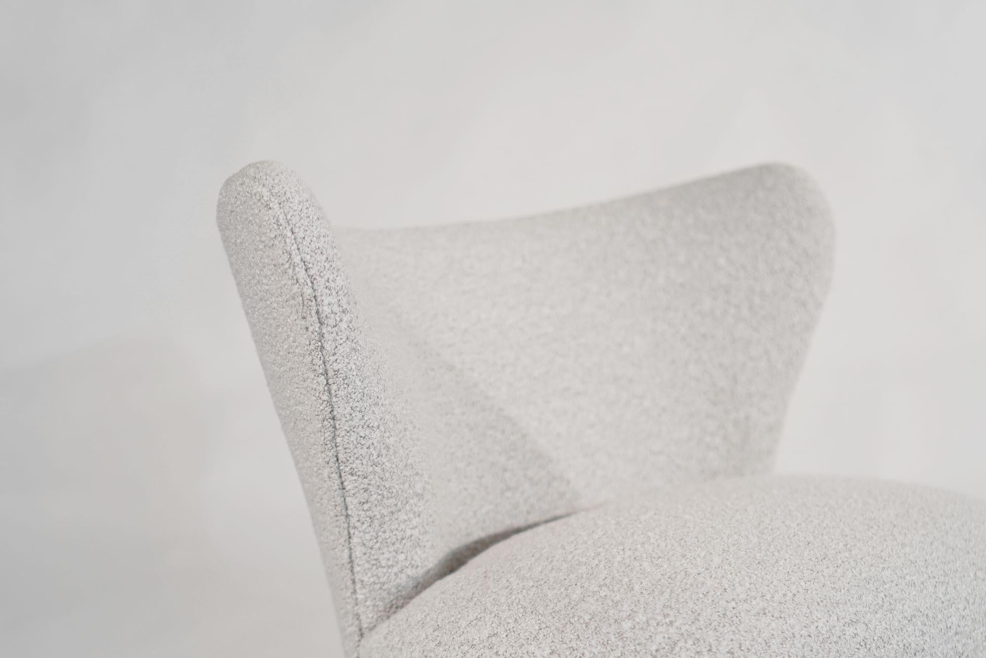 Scandinavian Modern Wingback Lounges, Denmark, C. 1950s For Sale 2