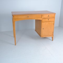 Scandinavian Modern Writing Desk in Birch, Finland 1960s