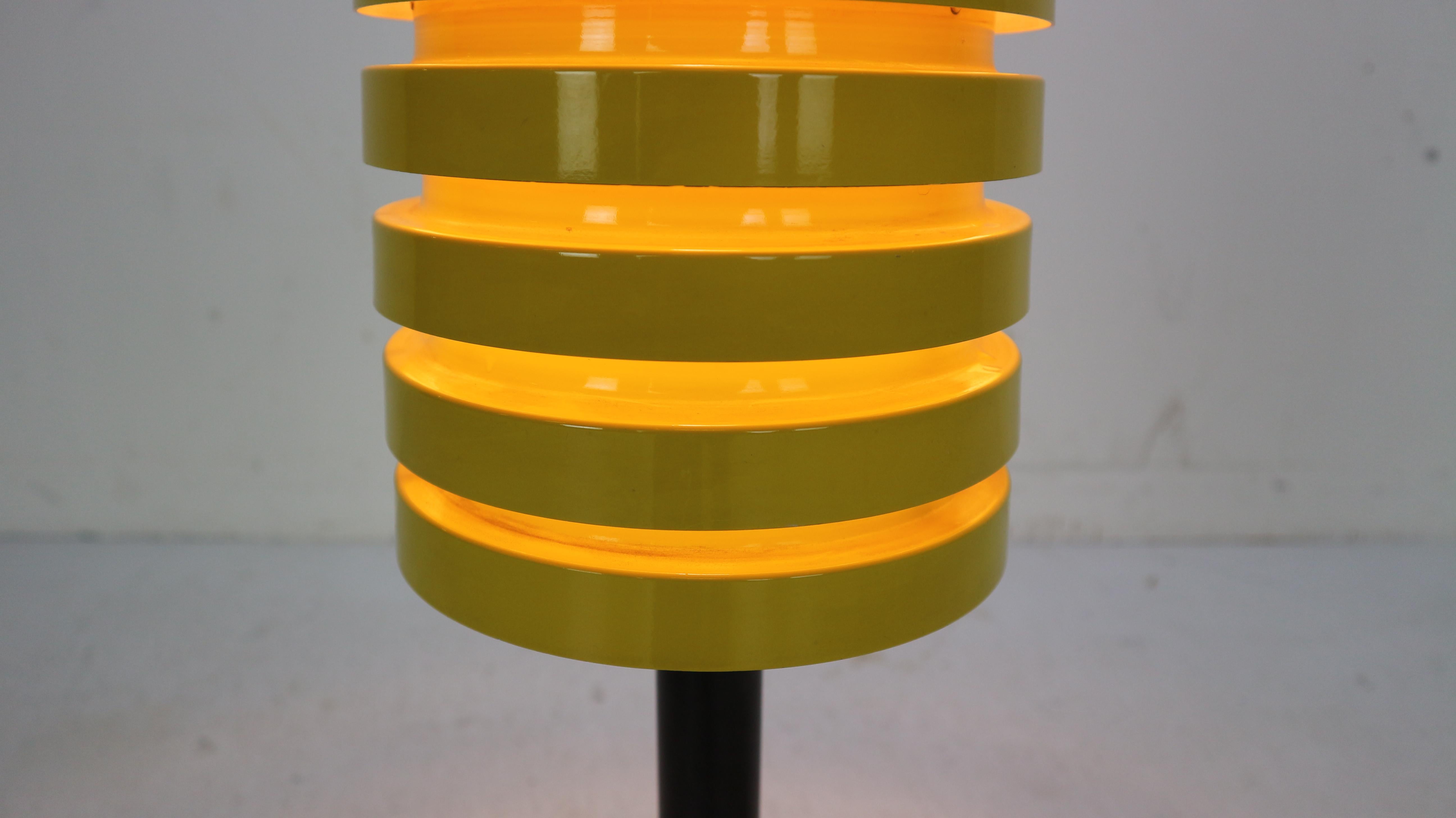  Scandinavian Modern Yellow Floor Lamp by Hans Agne Jakobsson for Markaryd, 1960 3