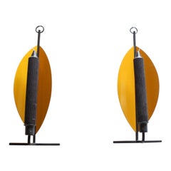 Lampade a candela gialle moderne scandinave da parete