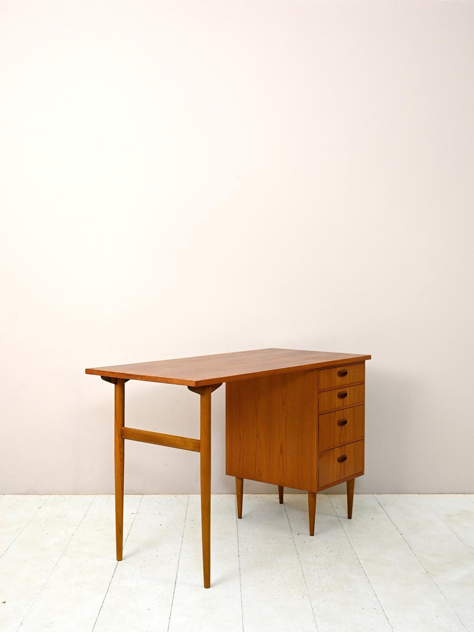 Swedish Scandinavian Modernism 1960s Desk