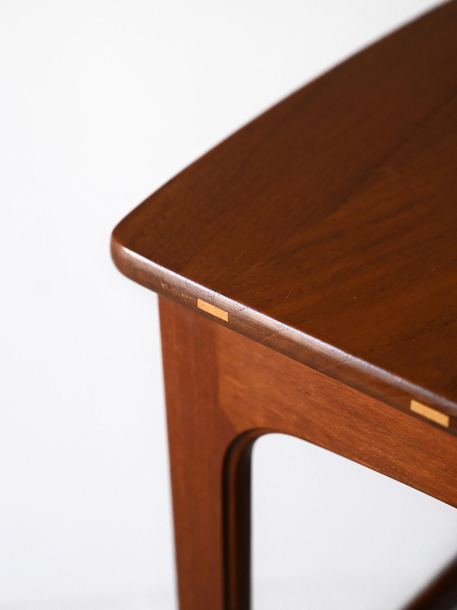 Teak Scandinavian modernism sofa table For Sale