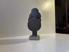 Scandinavian Modernist Abstract Stoneware Sculpture 'My Shadows', 1970s
