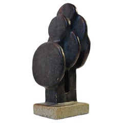 Scandinavian Modernist Abstract Stoneware Sculpture 'My Shadows', 1970s
