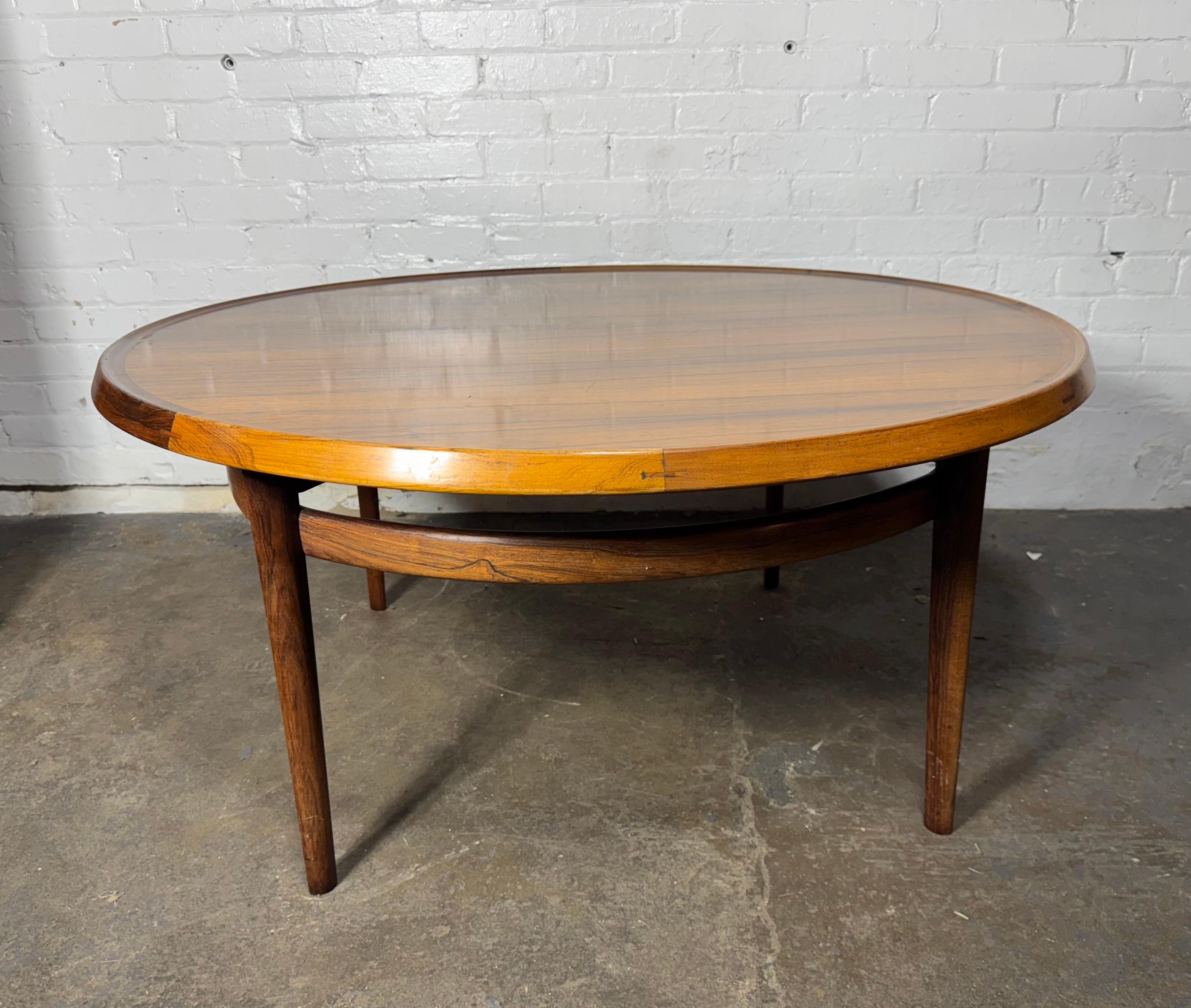 Scandinavian Modernist Coffee Table Rosewood 