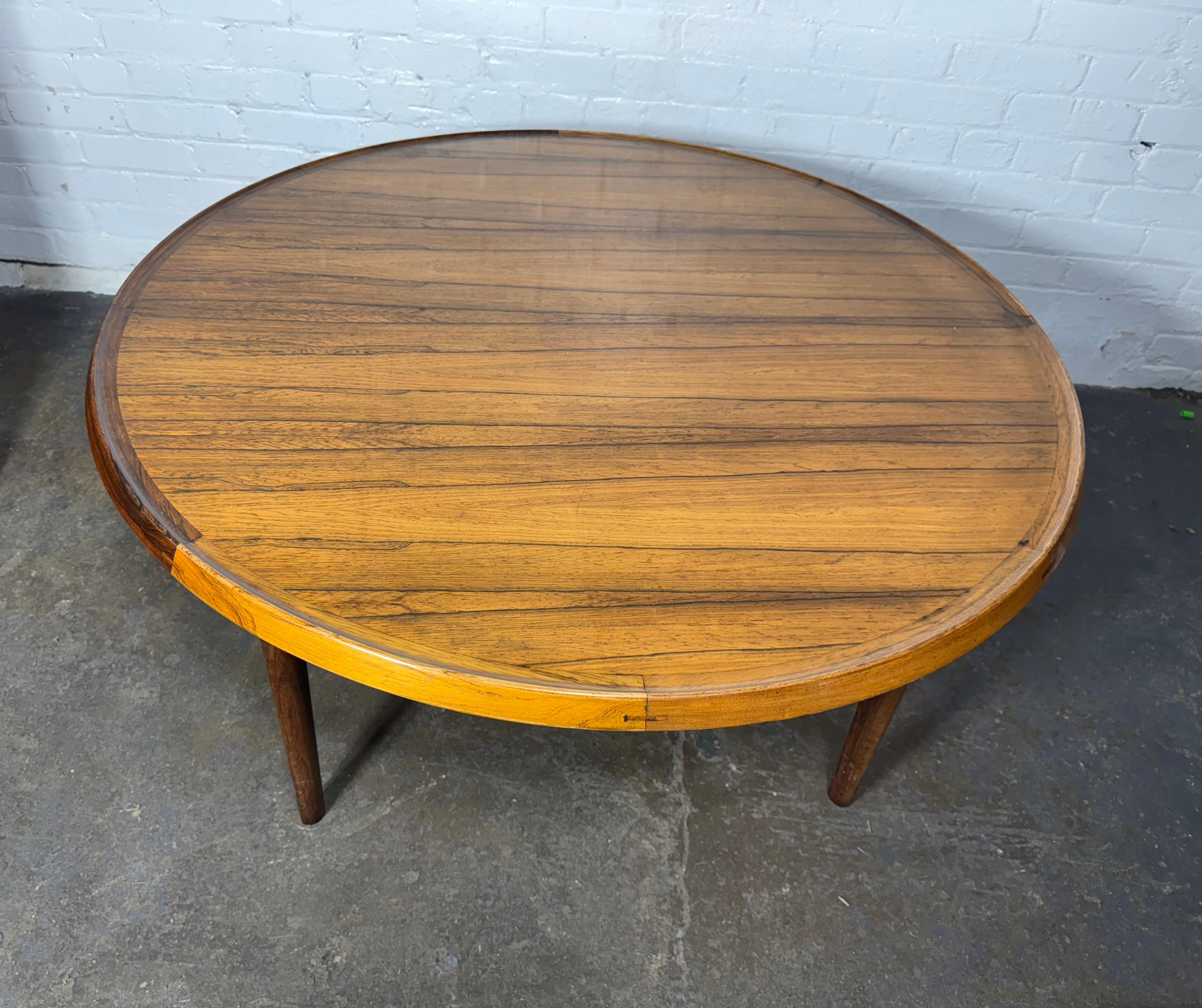 Scandinavian Modernist Coffee Table Rosewood 