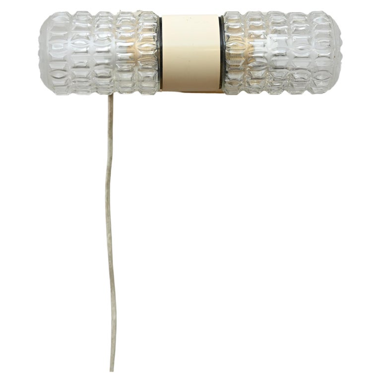 Scandinavian Modernist Crystal Wall Sconce For Sale at 1stDibs