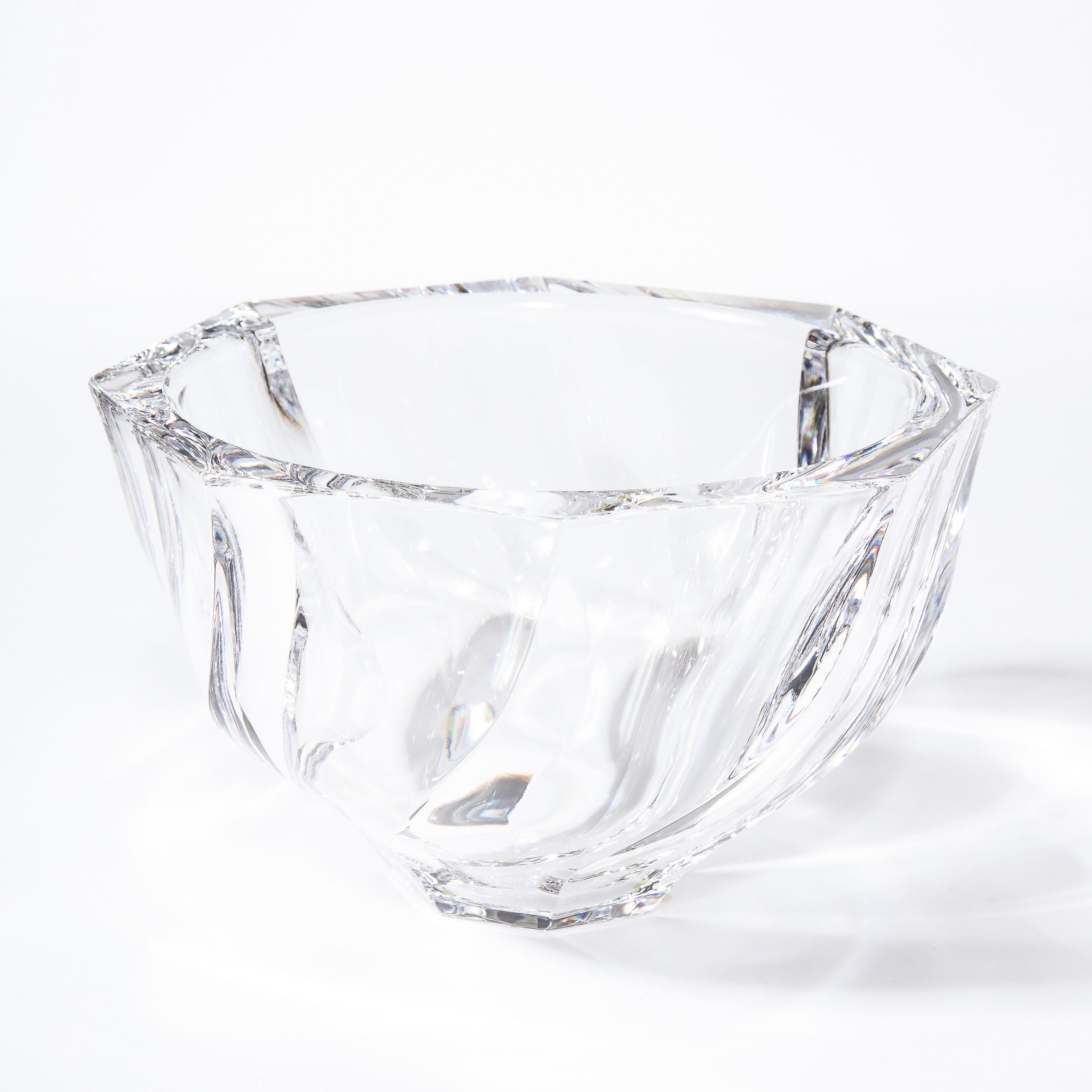 orrefors sweden glass bowl