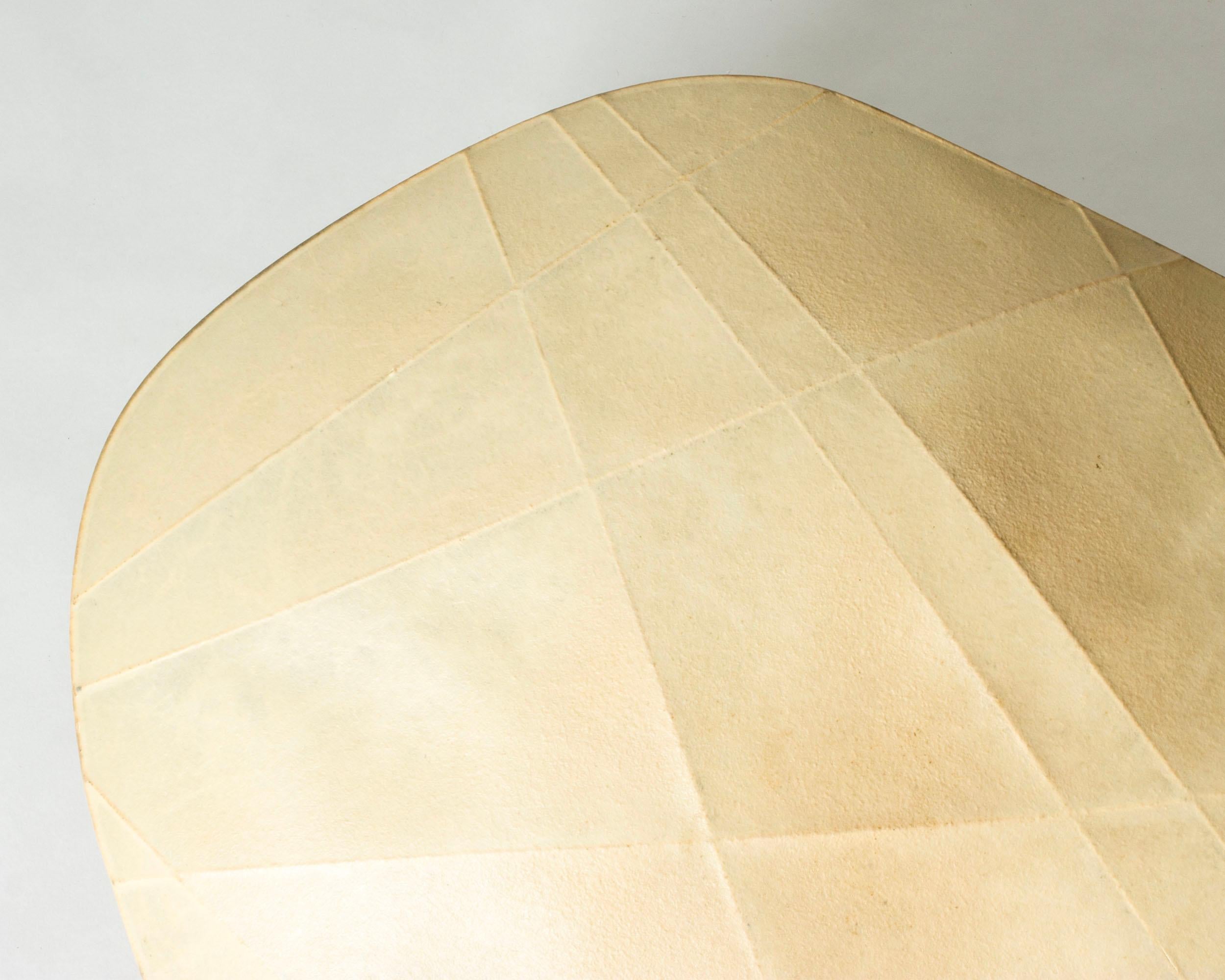 Swedish Scandinavian Modernist Flush Mount, Hans Bergström, Sweden, 1950s For Sale