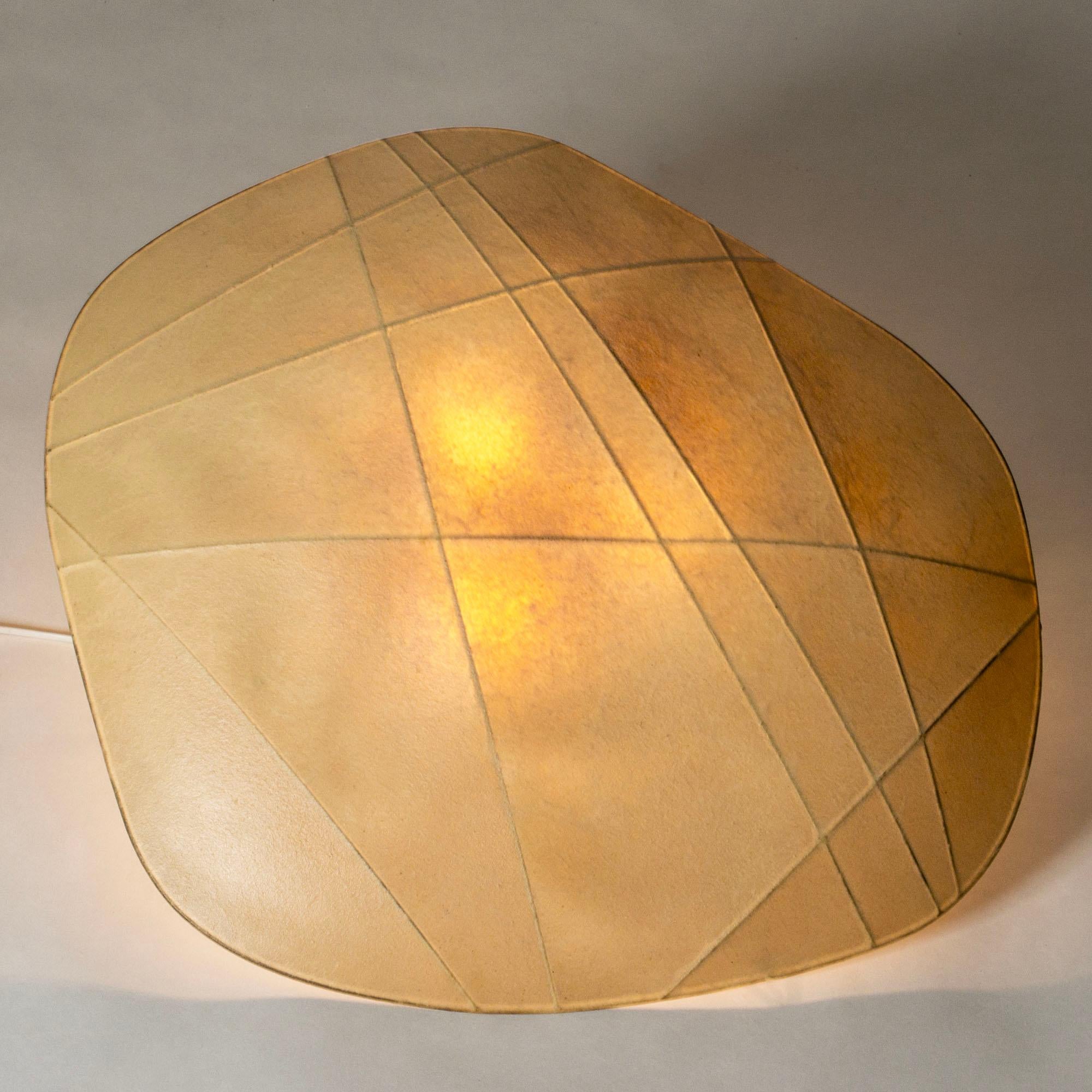Scandinavian Modernist Flush Mount, Hans Bergström, Sweden, 1950s In Good Condition For Sale In Stockholm, SE