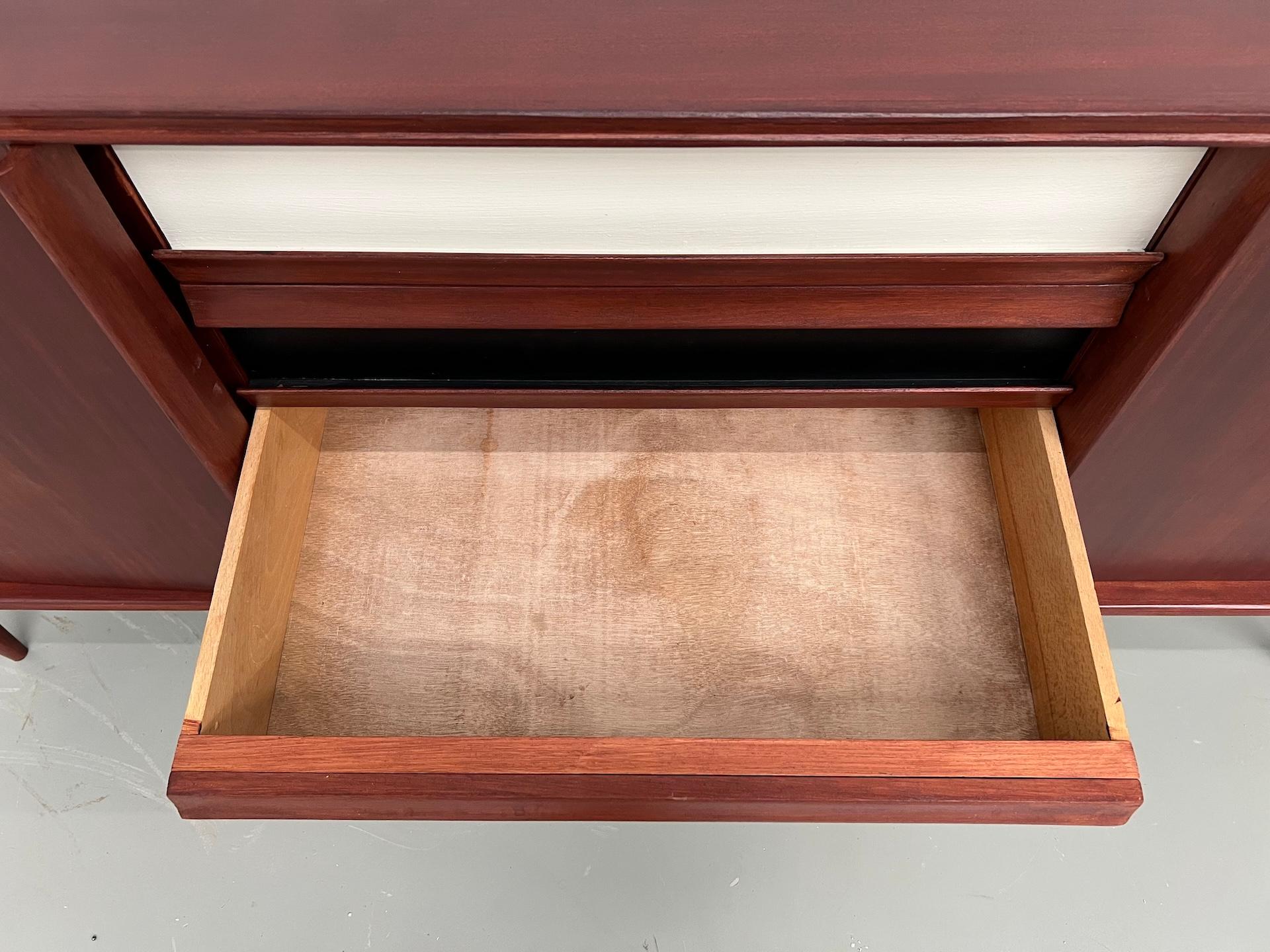 Scandinavian modernist teak sideboard from the 1970s. For Sale 5