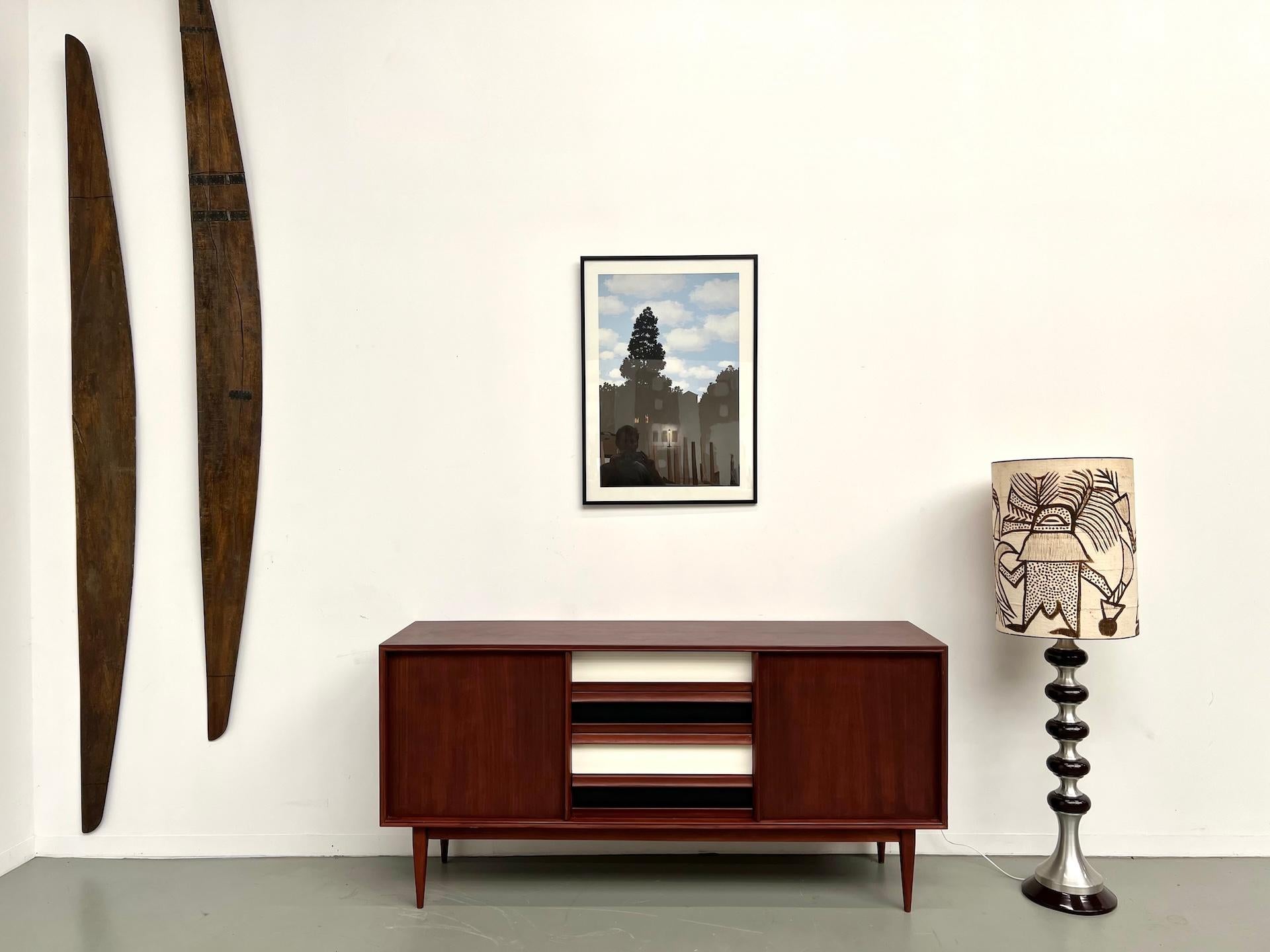 Scandinavian modernist teak sideboard from the 1970s. For Sale 11