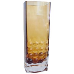 Vintage Scandinavian Modernist Vase Emile Funke-Gralglas 
Germany
, Mid-1960s