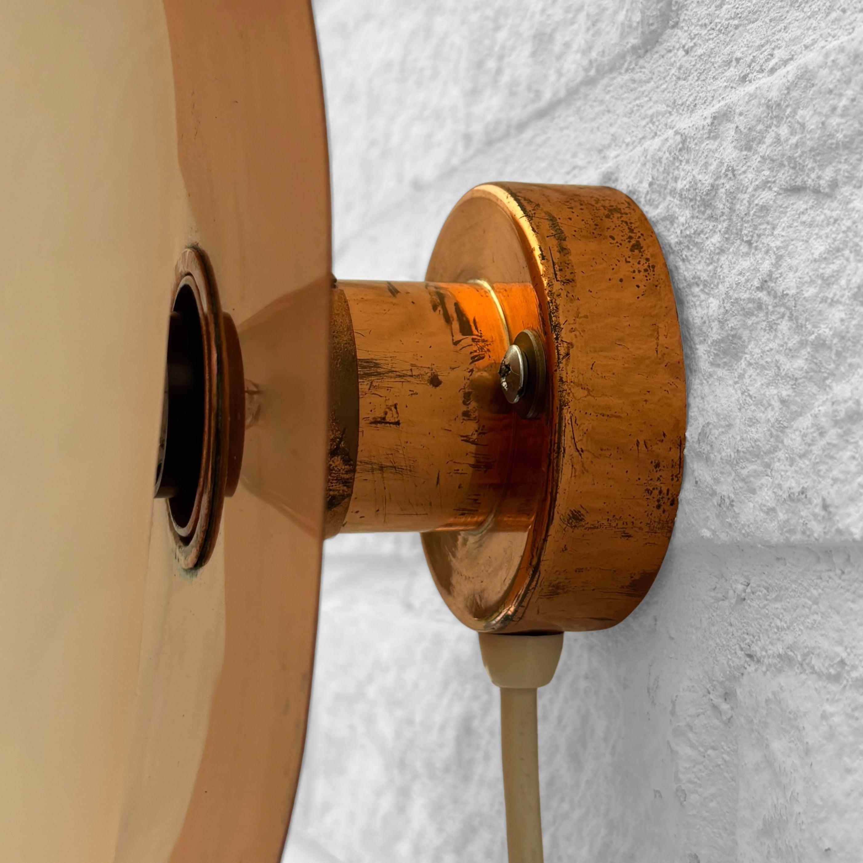 Scandinavian modernist wall lamp by Karlskrona Lampfabrik, Sweden, 1960s For Sale 3