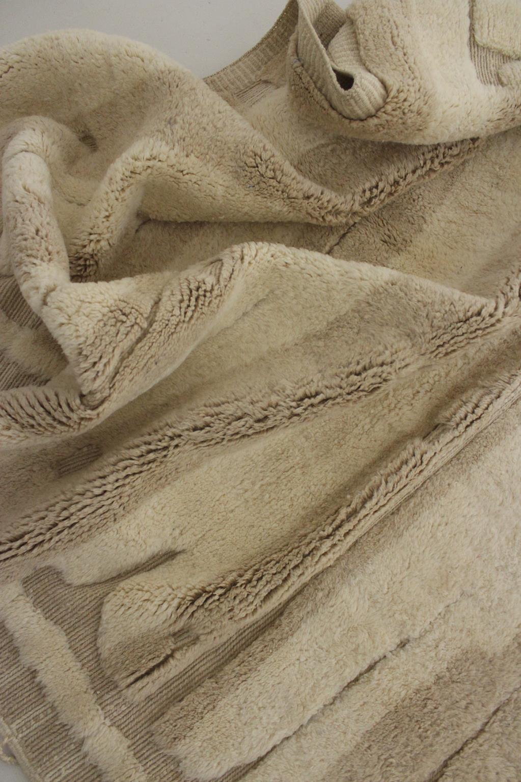 Skandinavischer marokkanischer Mrirt-Teppich aus Wolle - Creme/beige - 7.6x10,5feet / 232x322cm im Angebot 4