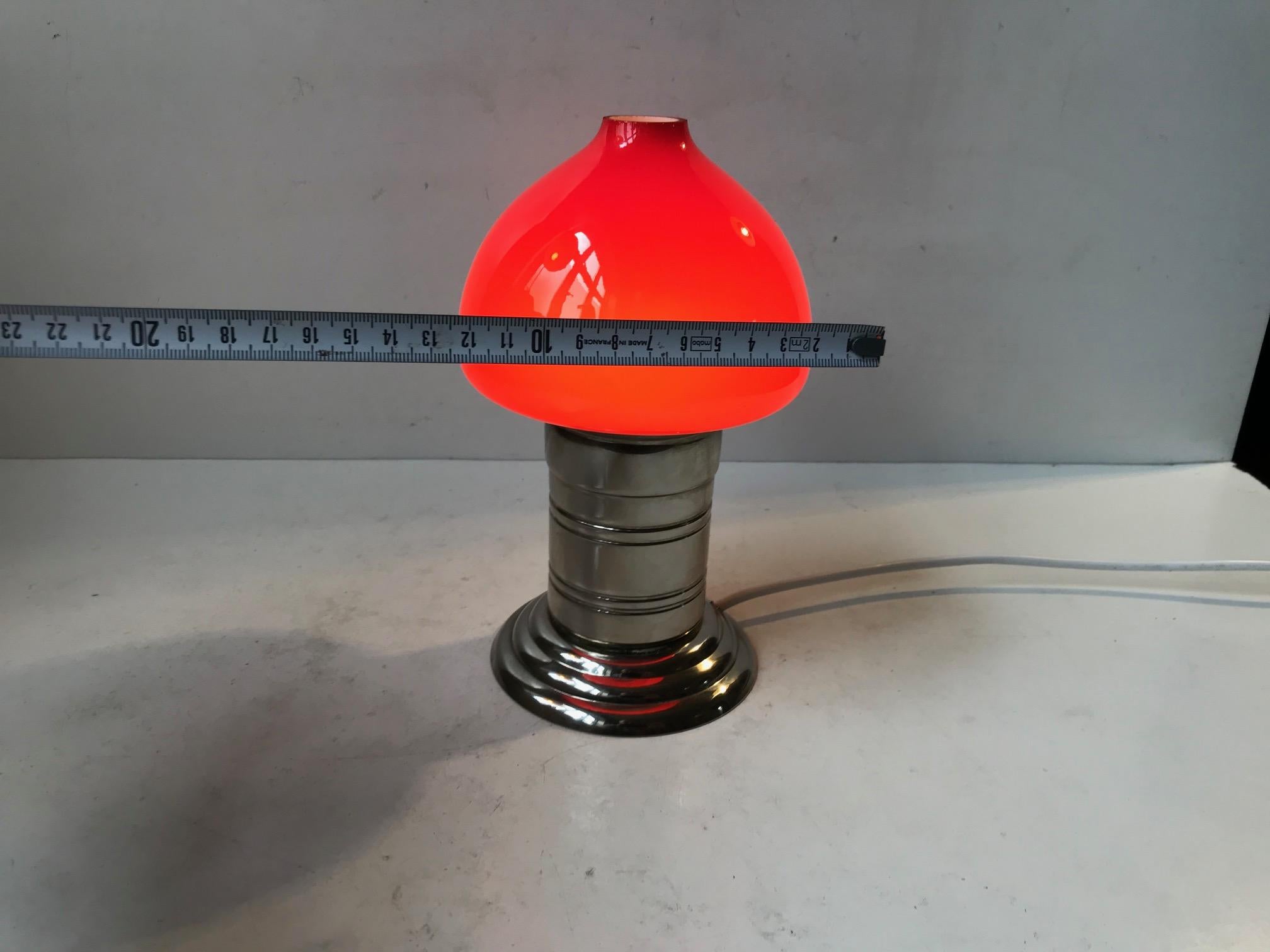 Mid-Century Modern Scandinavian Mushroom Table Lamp, 1960s