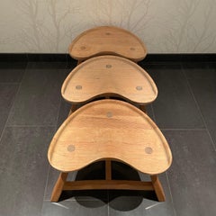 Scandinavian / Norwegian Stool Model 522 Collection in Pine by Krogenaes Möbler