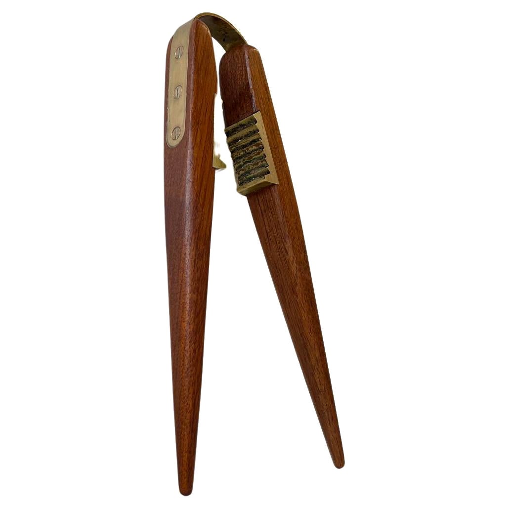 Scandinavian Nutcracker in Teak and Brass by Poul Knudsen, 1950s