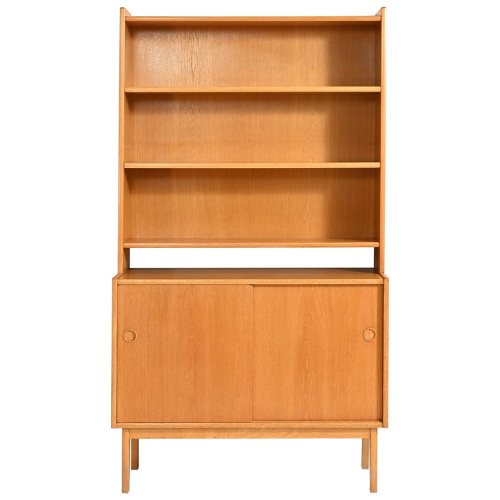 Scandinavian Oak Bookcase